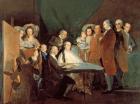 The Family of the Infante Don Luis de Borbon, 1783-84 (oil on canvas)