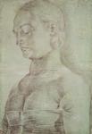 Saint Apollonia, 1521 (crayon on paper)