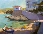 Fishing Nets, Samos, 2005 (oil on canvas)