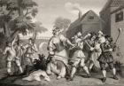 The Knight Submits to Trulla, from 'Hudibras' by Samuel Butler (1612-80) engraved by F.F. Walker, from 'The Works of William Hogarth', published 1833 (litho)