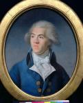 Portrait presumed to be Antoine Barnave (1761-93) 1791 (pastel on paper)