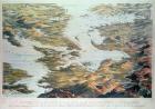 Panoramic view of the Baltic Sea and the Route of the Fleet from Spithead to St. Petersburg, from government maps and charts made under the supervision of an officer in the expedition under Sir Charles Napier, Commander of the Baltic Fleet, pub. 1855 by S