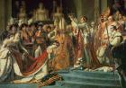 The Consecration of the Emperor Napoleon (1769-1821) and the Coronation of the Empress Josephine (1763-1814) by Pope Pius VII, 2nd December 1804, 1806-07 (oil on canvas) (detail of 18412)