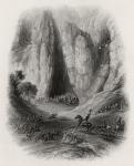 Sir Charles Napier pursuing the robber tribes in India (engraving)