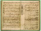 Pages from Score of the 'The Art of the Fugue', 1740s (pen and ink on paper)