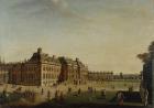 The garden front of the town castle, 1773 (oil on canvas)