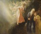 Prospero, Miranda and Ariel, from 'The Tempest', c.1799 (oil on paper mounted on canvas)