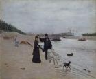 The Banks of the Seine, c.1880 (oil on canvas)