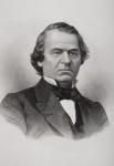 Portrait of Andrew Johnson (1808-75) (litho)