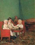 Children in an Interior, 1800-10 (oil on canvas)