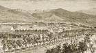 Residence of Brigham Young (1801-77) second President of the Mormon Church, Salt Lake City, Utah, from 'American Pictures', published by The Religious Tract Society, 1876 (engraving)