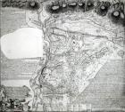 Plan of the Battle of Minden, drawn by Captain William Roy and engraved by Thomas Major, 1760 (engraving) (b/w photo)