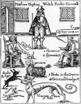 Matthew Hopkins, the Witchfinder General (d.1647) (engraving)
