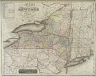 Map of the state of New-York and the surrounding country by David H. Burr, 1839 (engraving)