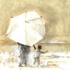 Umbrella and Child 2, 2015 (w/c on paper)