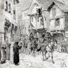 Crusaders en route for the Holy Land