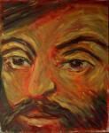 Shakespeare, Romeo, from 'The Faces of Shakespeare' (oil on canvas)