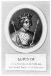 Louis IX (Saint-Louis) (engraving)