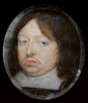 Miniature of Charles X, King of Sweden, c.1650 (gouache)