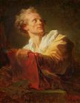 Portrait of a Young Artist, presumed to be Jacques-Andre Naigeon (1738-1810) (oil on canvas)