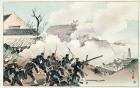 The Battle of Port Arthur, c.1894 (coloured engraving)