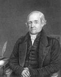 Noah Webster (1758-1843) engraved by G. Parker (engraving) (b&w photo)