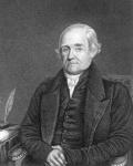 Noah Webster (1758-1843) engraved by G. Parker (engraving) (b&w photo)