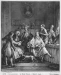 The Small Toilette, engraved by Pietro Antonio Martini (1739-97) (engraving) (b/w photo)