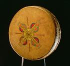 Osage drum, from Oklahoma (buffalo hide)