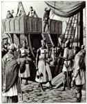 Richard I sets sail for the Holy Land, 1939 (litho)