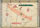 Ms Ital 550.0.3.15 fol.6r Map of Egypt, from the 'Carte Geografiche' (vellum)