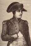 Portrait of Napoleon Bonaparte (1769-1821) (engraving) (detail of 102368)