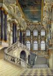 Staircase of the Winter Palace (w/c on paper)