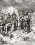 Treaty of Hengist and Horsa with Vortigern, king of the Britons in AD449. Hengist and Horsa, legendary Anglo-Saxon figures, Germanic brothers who led the Angle, Saxon, and Jutish armies that conquered the first territories of Britain in the 5th century. F