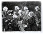 A Concert at Cambridge, 1770 (engraving)