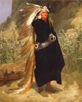 Portrait of an Indian Chief, 1875 (oil on canvas)