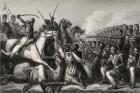 Mutineer cavalry attacking an infantry square at the Battle of Cawnpore in 1857, from 'The History of the Indian Mutiny', published in 1858 (engraving)
