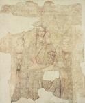 Madonna and Child Enthroned, drawing for a fresco (sinopia on paper)