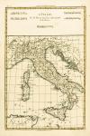 Italy, from 'Atlas de Toutes les Parties Connues du Globe Terrestre' by Guillaume Raynal (1713-96) published Geneva, 1780 (coloured engraving)