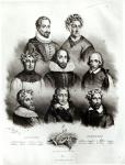 Famous Authors, 1833 (litho)