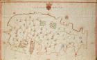 The Island of Malta, from a nautical atlas, 1646 (ink on vellum) (see also 330943)