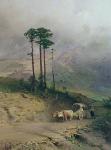 In the Crimean Mountains, 1873 (oil on canvas)