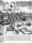 A Section of a Map of Milan, 1640 (engraving) (b/w photo)