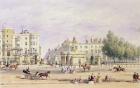 Grosvenor Gate and the New Lodge, 1851 (w/c on paper)