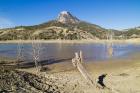 El Algarin mountain in the background, Zahara - el Gastor reservoir, Cadiz Province, Andalusia, Southern Spain (photo)