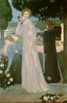 Portrait of Mademoiselle Yvonne Lerolle in Three Poses, 1897 (oil on canvas)