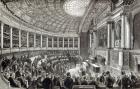 The Chamber of Deputies, Paris, from 'Leisure Hour', 1891 (engraving)