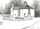 Killin & Ardeonaig Parish Church, 2007, (Ink on paper)