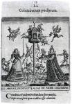 Columbarium puellarum from 'Proscenium vitae humanae Sive Emblematum secularium' by Theodore de Bry, 1627 (engraving)