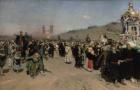 A Religious Procession in the Province of Kursk, 1880-83 (oil on canvas)